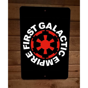Red Hot First‎ Galactic Empire Chili Peppers Star Wars 8x12 Metal Wall Sign